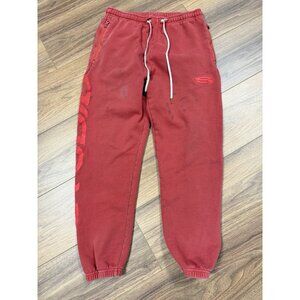 Studio Supervsn Sweatpants Jogger Mens Small Faded Red